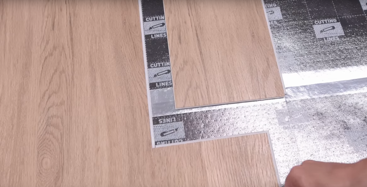 Trittschalldämmung für Vinyl Designbeläge 1,5mm, Anti-Rutsch-Oberfläche